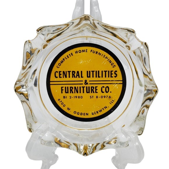 Other - Vintage Ashtray Central Utilities‎ & Furniture Co